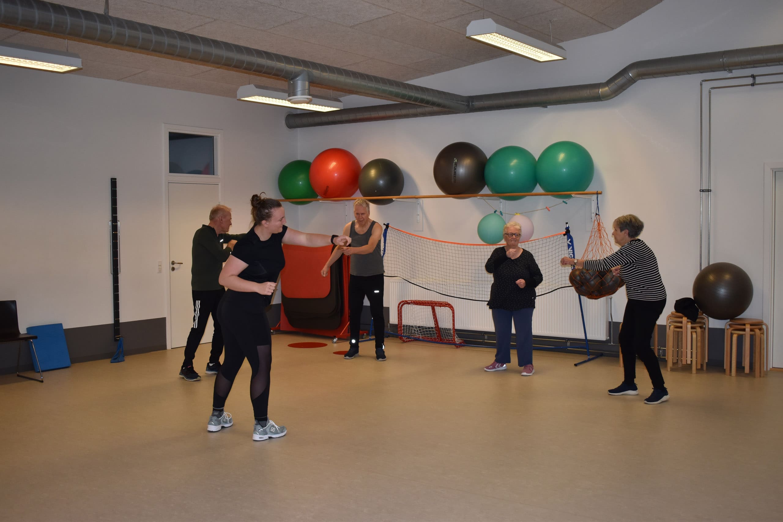 Parkinsonholdet i gang med træning